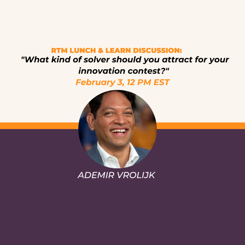 RTM Lunch & Learn Discussion with Ademir Vrolijk