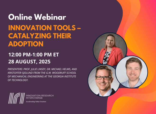 Webinar: Innovation Tools – Catalyzing Their Adoption