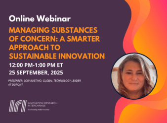 Webinar: Managing Substances of Concern: A Smarter Approach to Sustainable Innovation