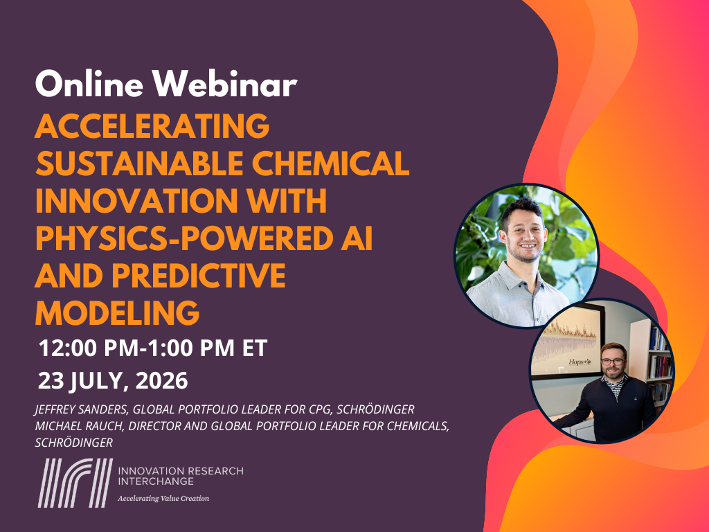 Webinar: Accelerating sustainable chemical innovation with physics-powered AI and predictive modeling