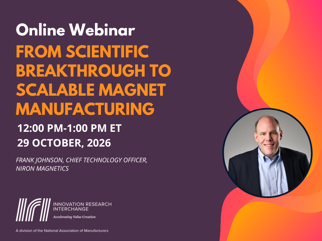 Webinar: From Scientific Breakthrough to Scalable Magnet Manufacturing 
