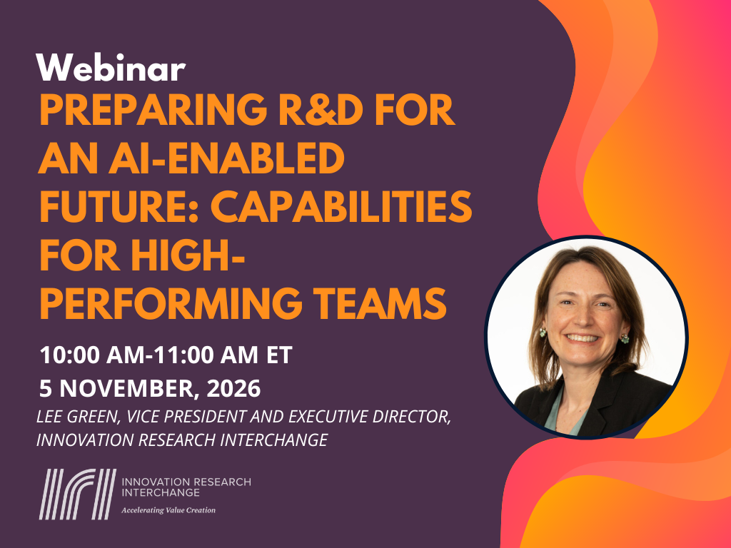 Webinar: Preparing R&D for an AI-enabled Future: Capabilities for High-Performing Teams